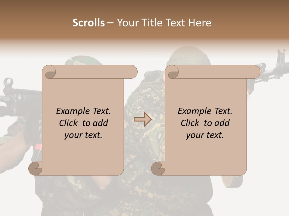 Soldiers PowerPoint Template