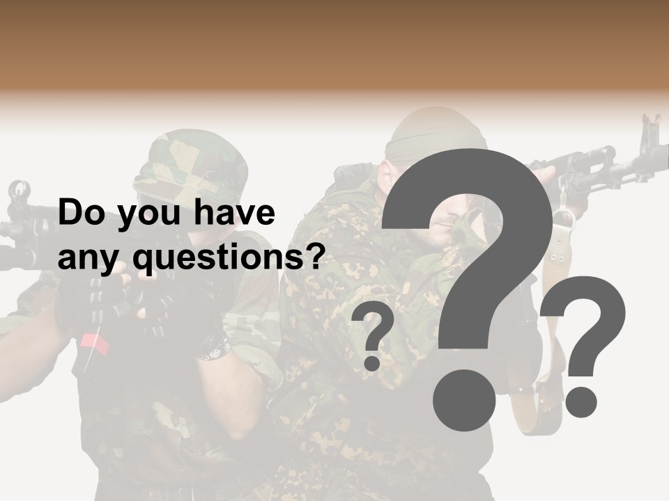 Soldiers PowerPoint Template