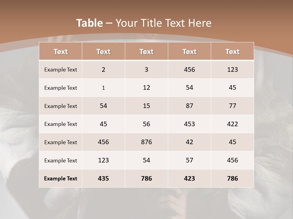 Cool Short Skin PowerPoint Template