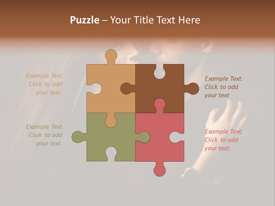 Couple Cuddling PowerPoint Template