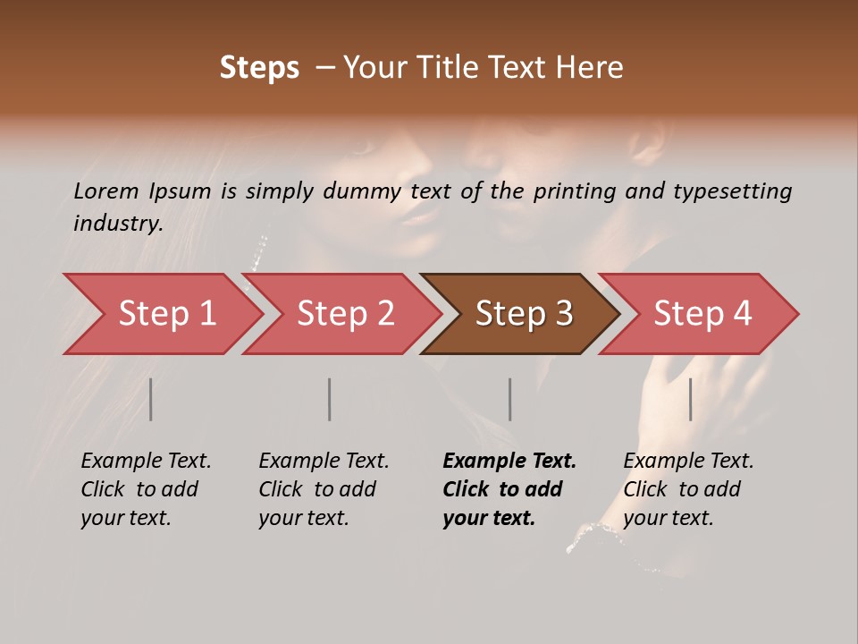 Couple Cuddling PowerPoint Template