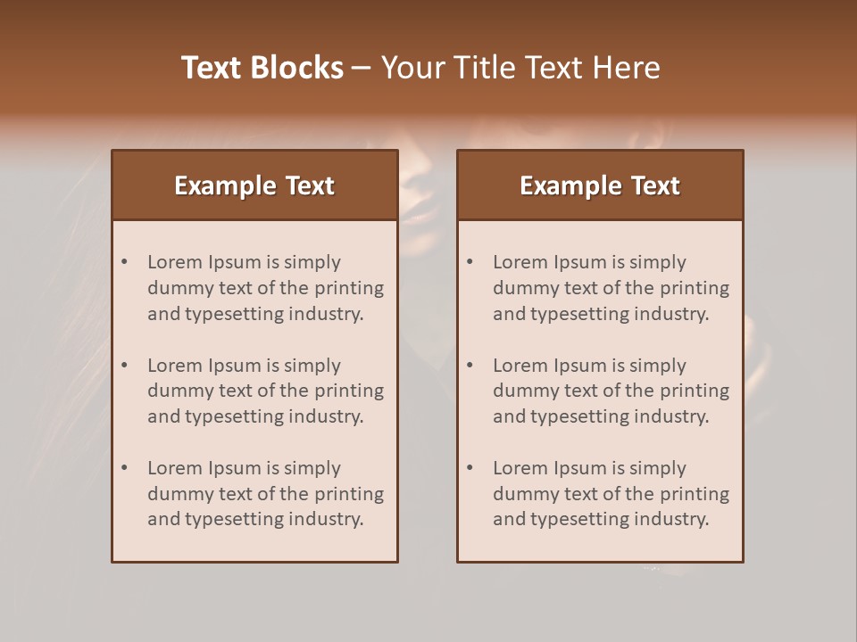 Couple Cuddling PowerPoint Template
