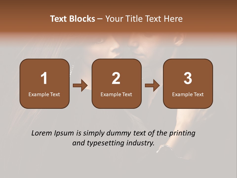 Couple Cuddling PowerPoint Template