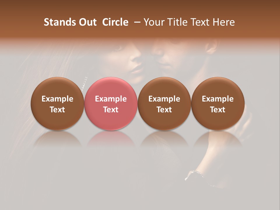 Couple Cuddling PowerPoint Template