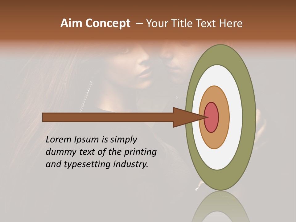 Couple Cuddling PowerPoint Template