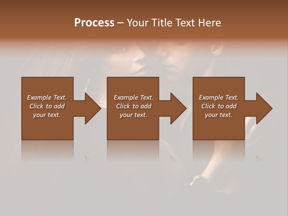 Couple Cuddling PowerPoint Template