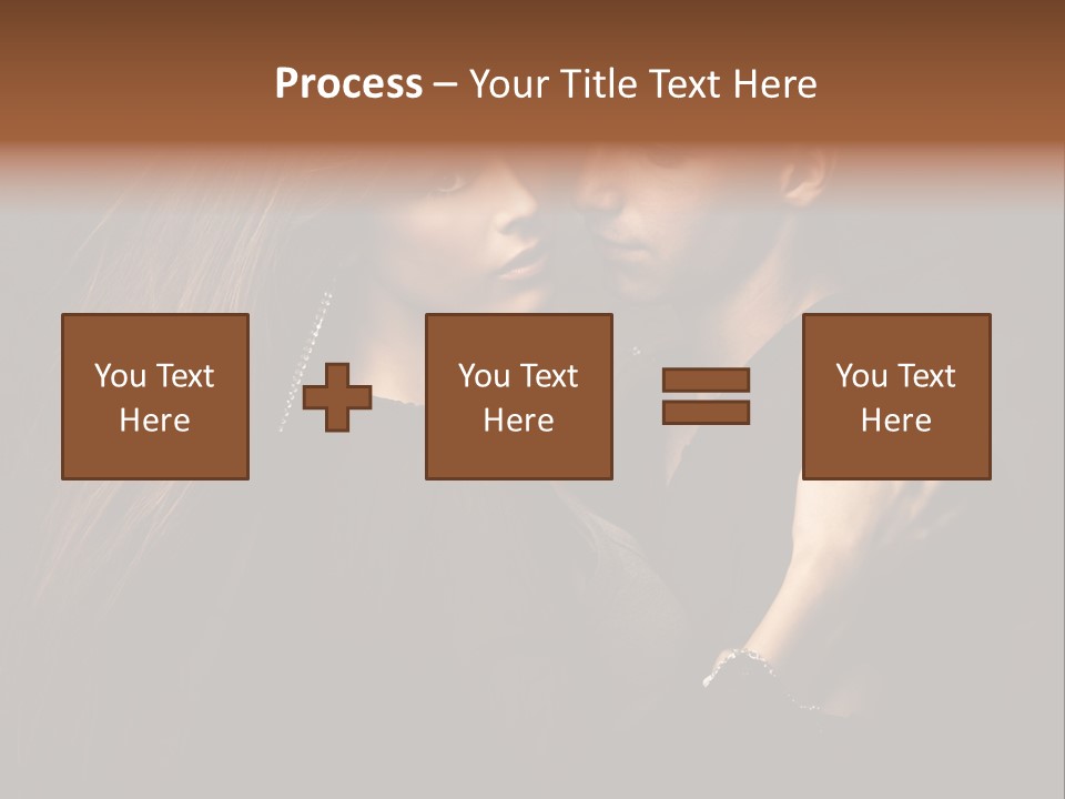 Couple Cuddling PowerPoint Template