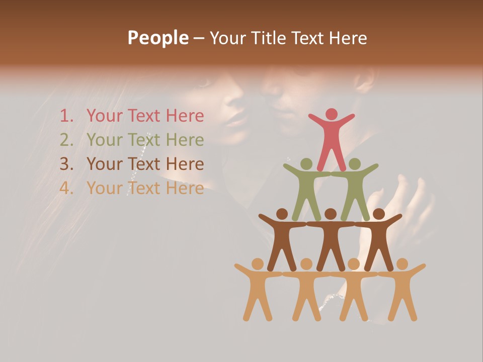 Couple Cuddling PowerPoint Template