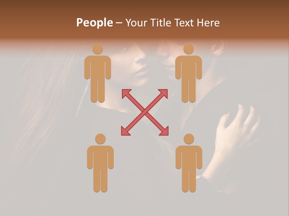 Couple Cuddling PowerPoint Template