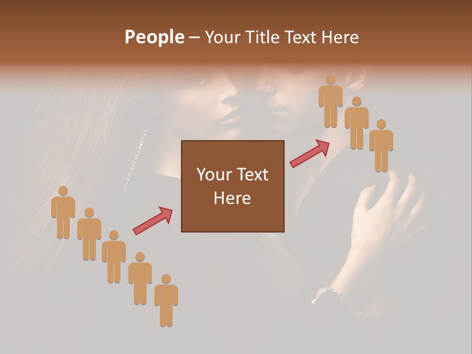 Couple Cuddling PowerPoint Template