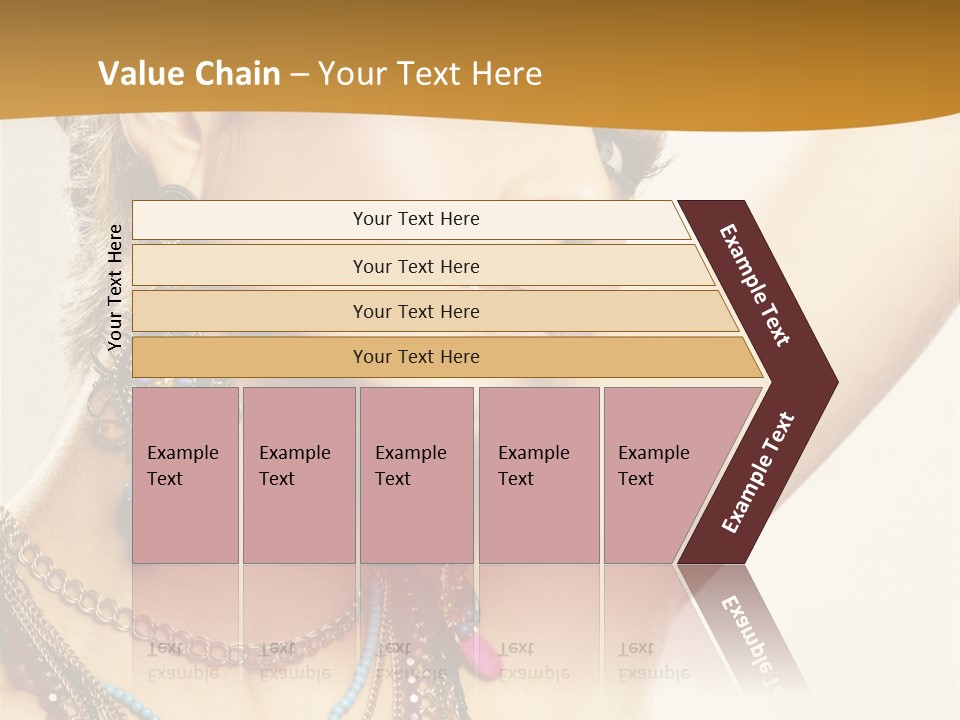 Woman With Jewelry PowerPoint Template