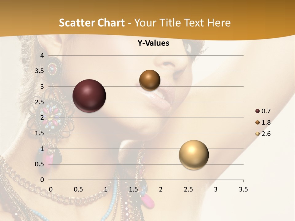 Woman With Jewelry PowerPoint Template