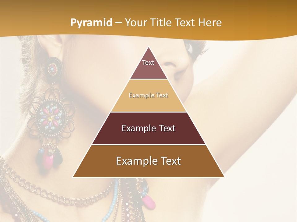 Woman With Jewelry PowerPoint Template