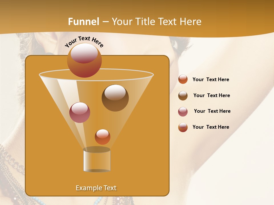 Woman With Jewelry PowerPoint Template