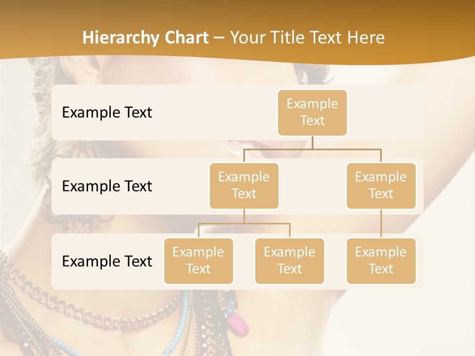 Woman With Jewelry PowerPoint Template