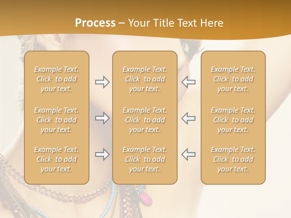 Woman With Jewelry PowerPoint Template