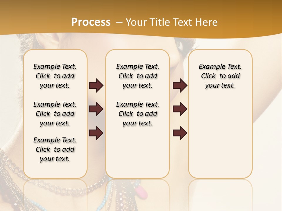 Woman With Jewelry PowerPoint Template
