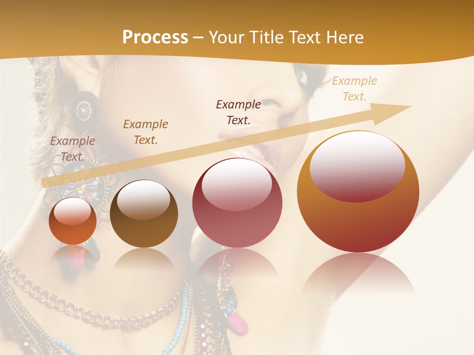 Woman With Jewelry PowerPoint Template