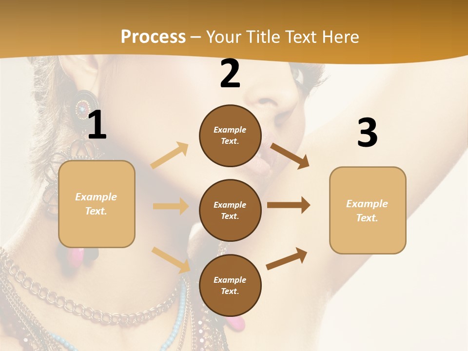 Woman With Jewelry PowerPoint Template