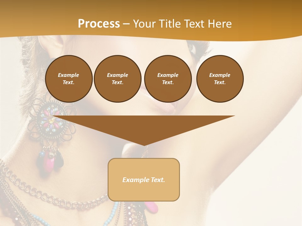 Woman With Jewelry PowerPoint Template