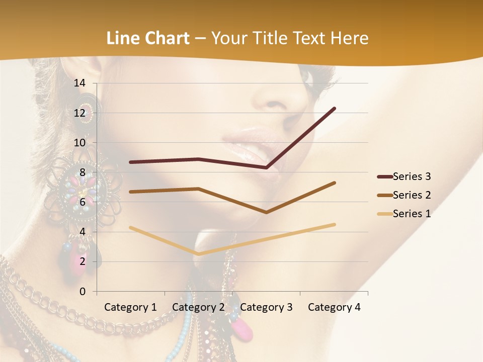 Woman With Jewelry PowerPoint Template