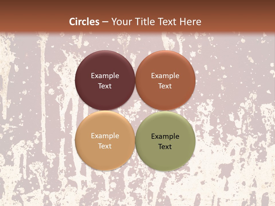 Grunge Background Blood PowerPoint Template