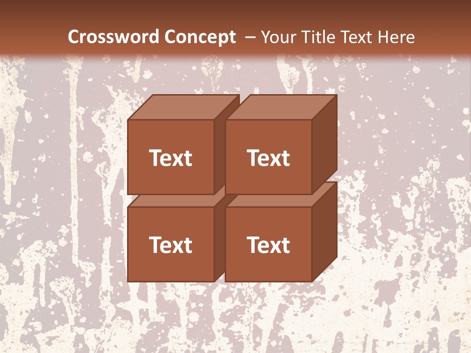 Grunge Background Blood PowerPoint Template