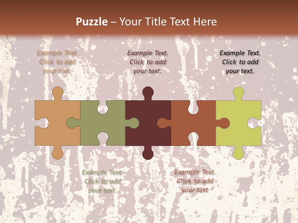 Grunge Background Blood PowerPoint Template