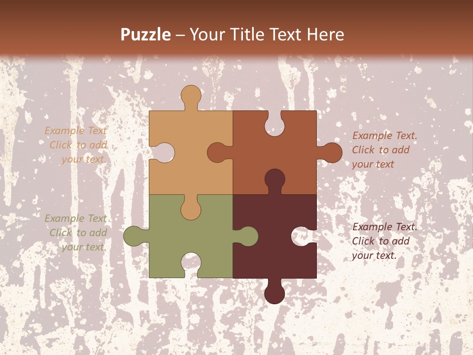 Grunge Background Blood PowerPoint Template