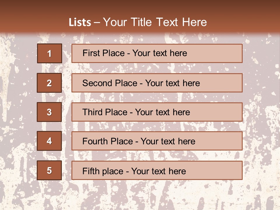 Grunge Background Blood PowerPoint Template