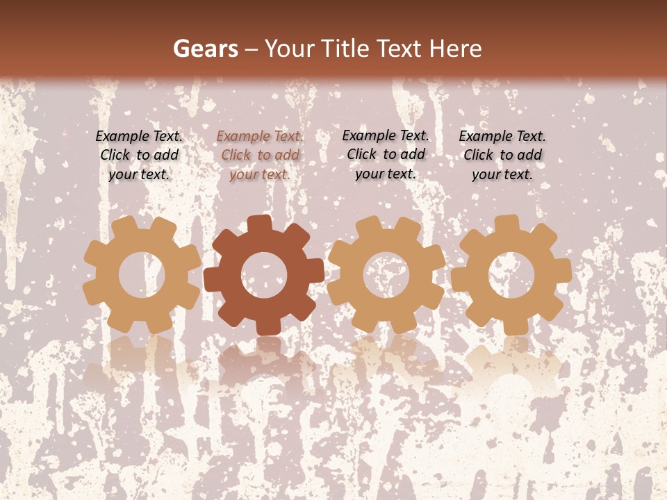 Grunge Background Blood PowerPoint Template