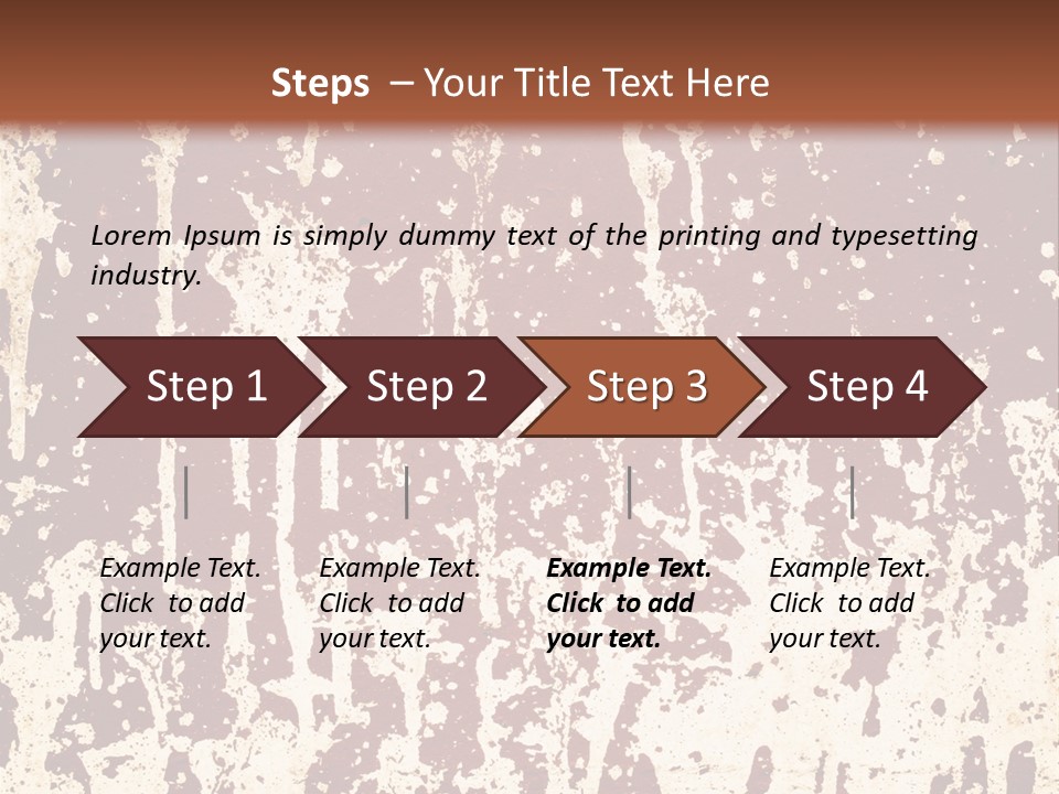 Grunge Background Blood PowerPoint Template