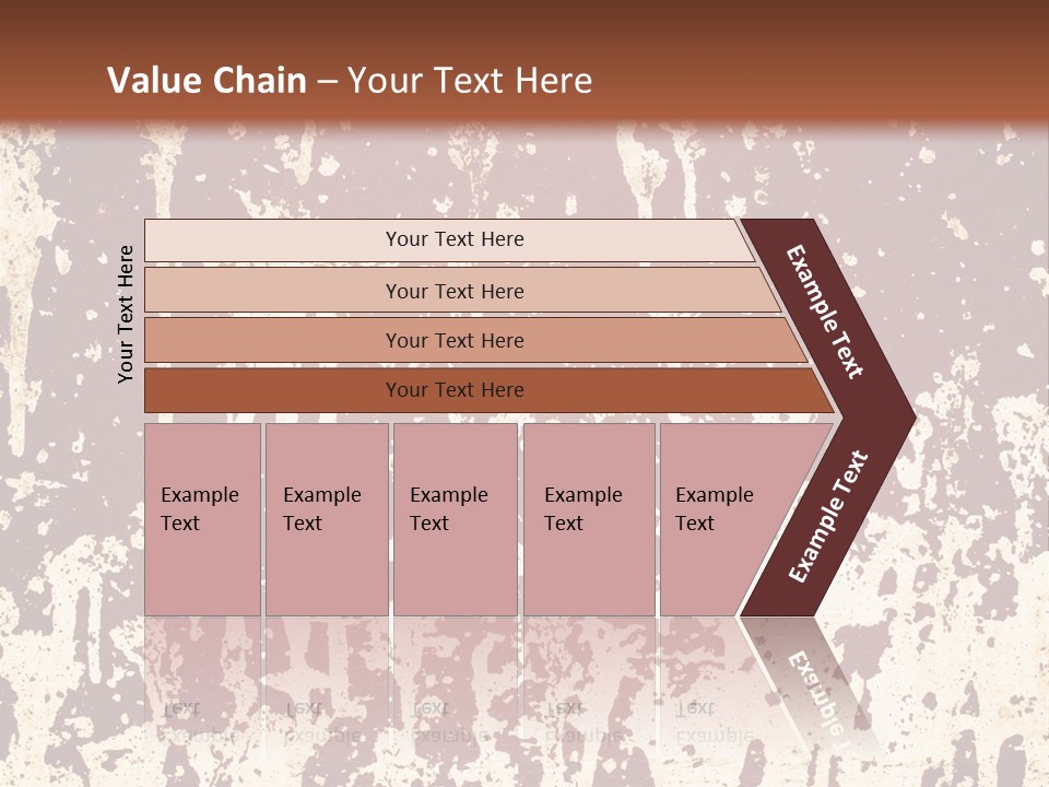 Grunge Background Blood PowerPoint Template