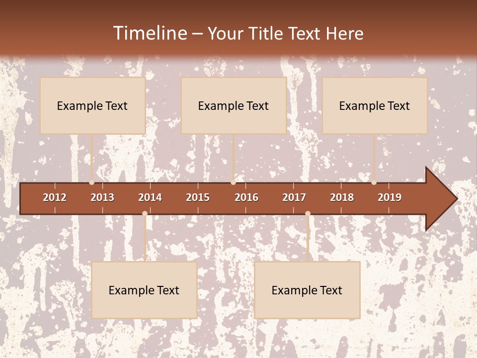Grunge Background Blood PowerPoint Template