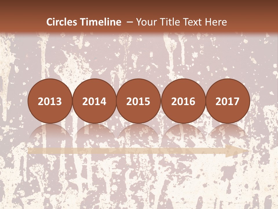 Grunge Background Blood PowerPoint Template