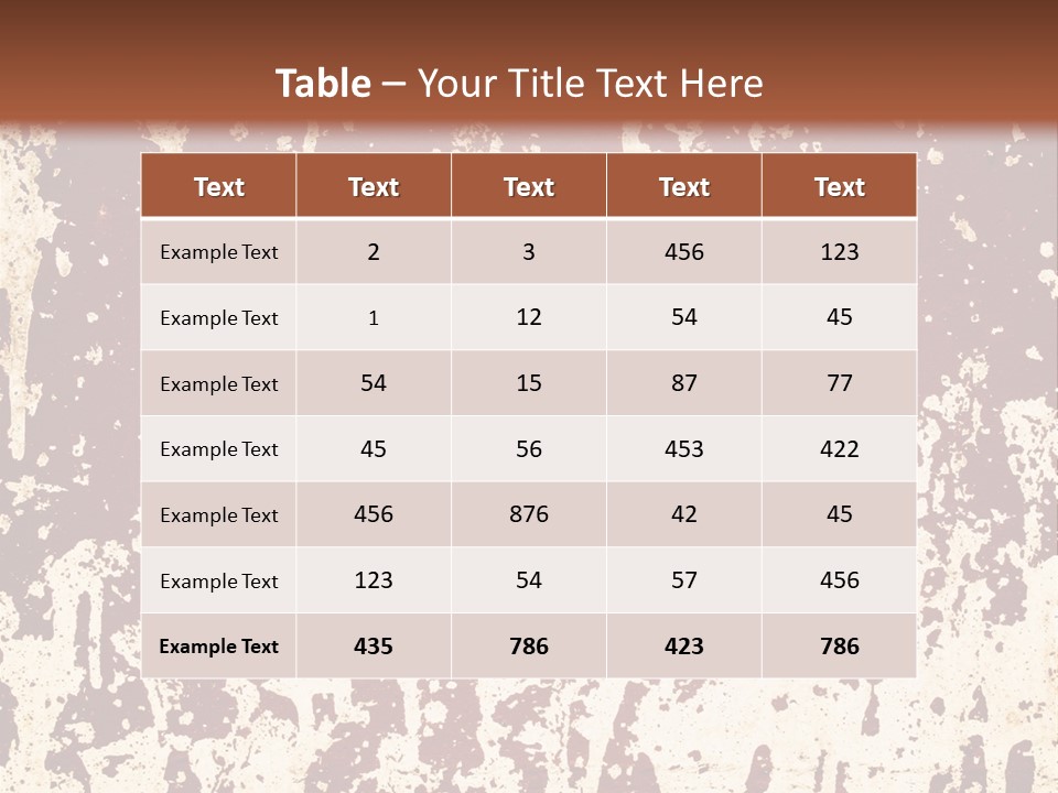 Grunge Background Blood PowerPoint Template