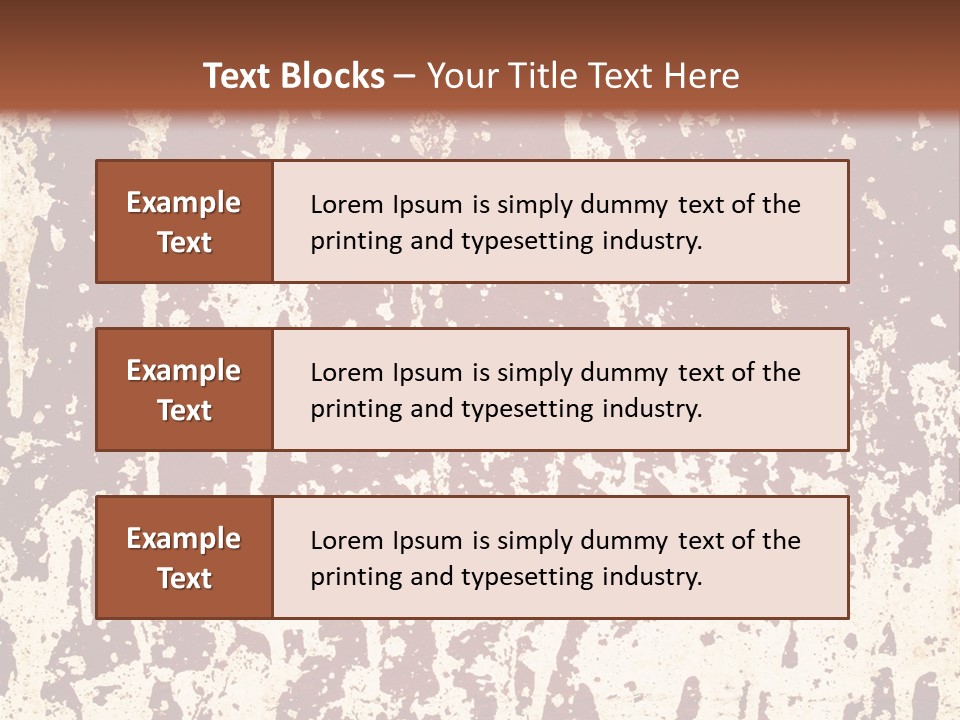 Grunge Background Blood PowerPoint Template