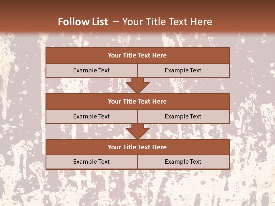 Grunge Background Blood PowerPoint Template
