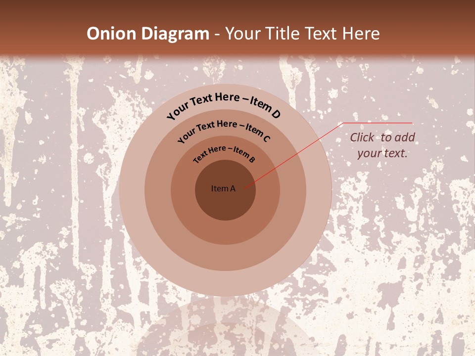 Grunge Background Blood PowerPoint Template