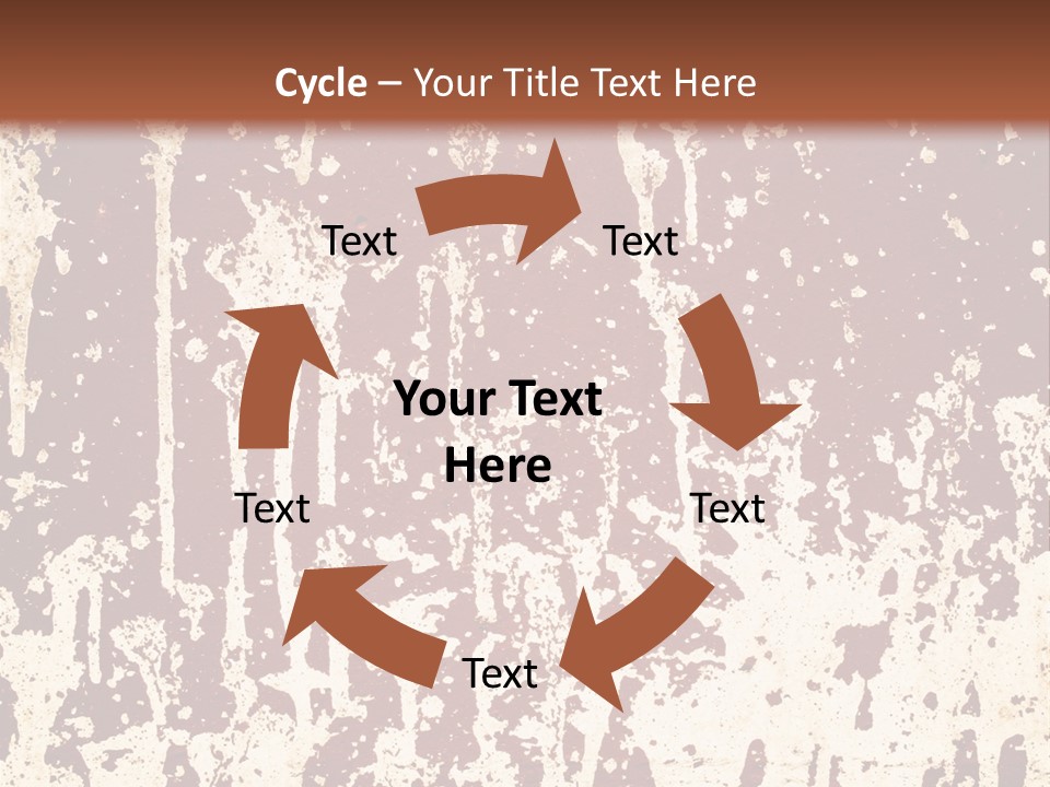 Grunge Background Blood PowerPoint Template