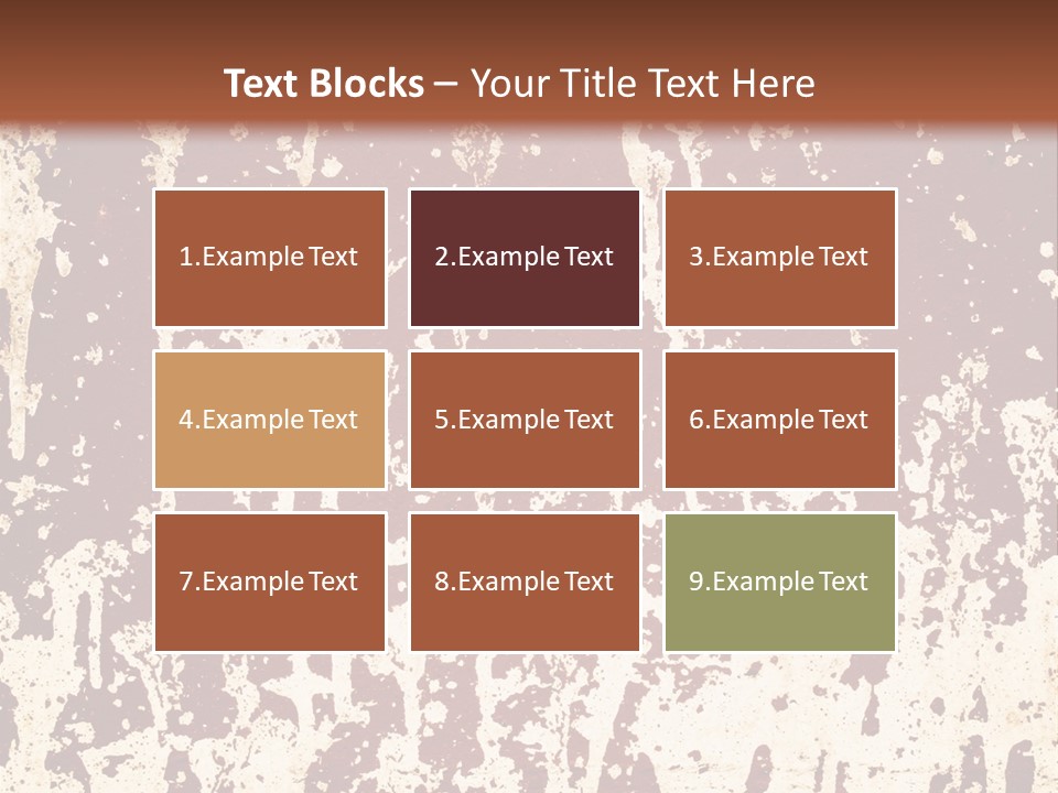 Grunge Background Blood PowerPoint Template