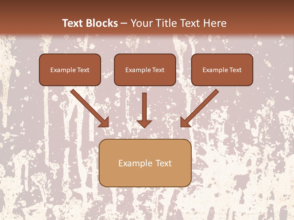 Grunge Background Blood PowerPoint Template