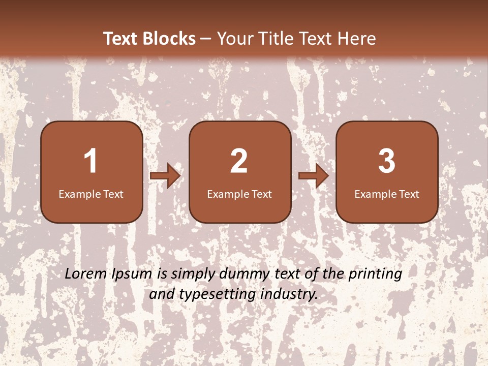 Grunge Background Blood PowerPoint Template