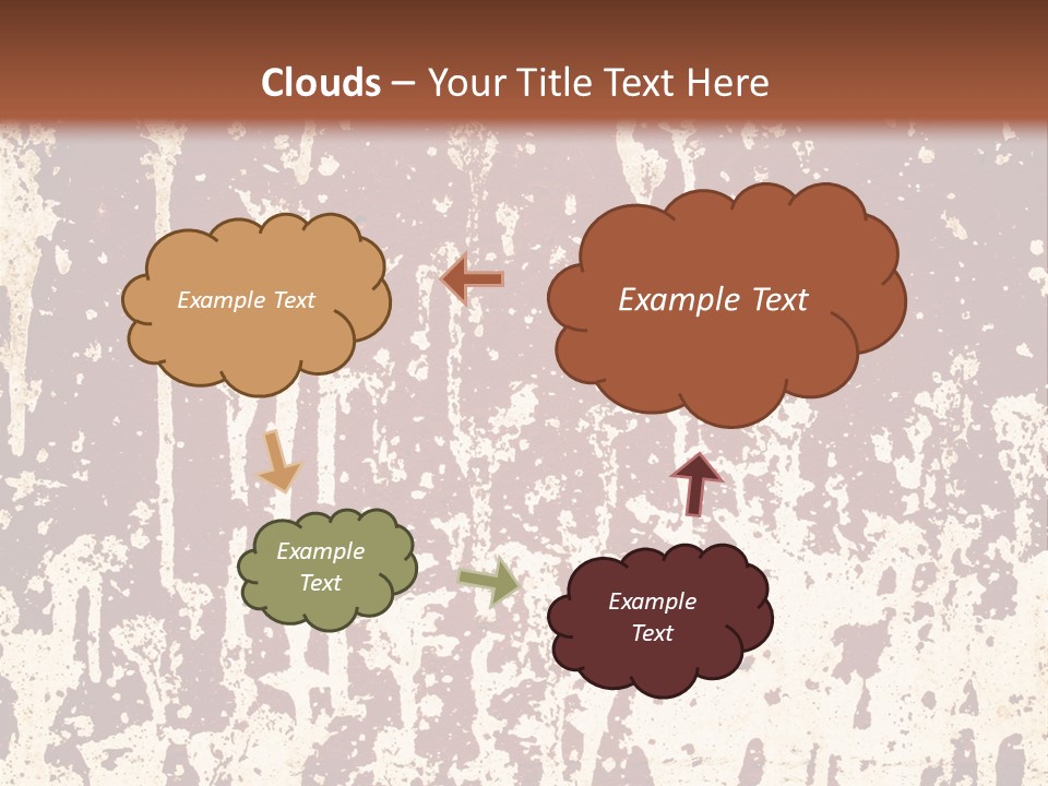 Grunge Background Blood PowerPoint Template