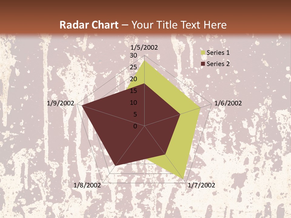 Grunge Background Blood PowerPoint Template