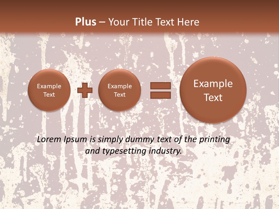 Grunge Background Blood PowerPoint Template