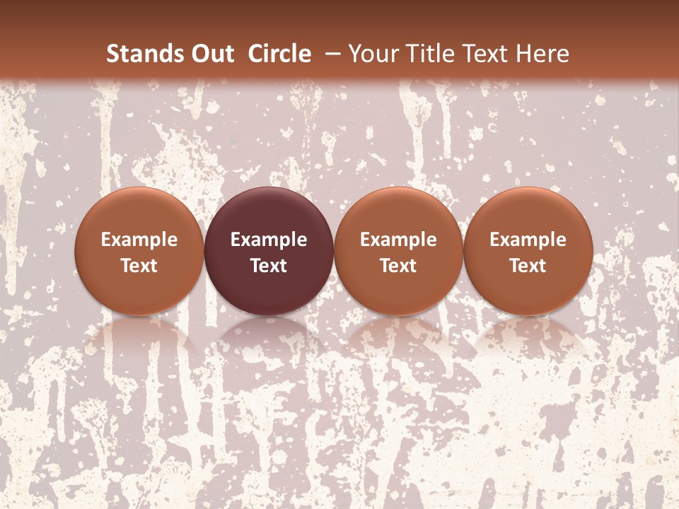 Grunge Background Blood PowerPoint Template