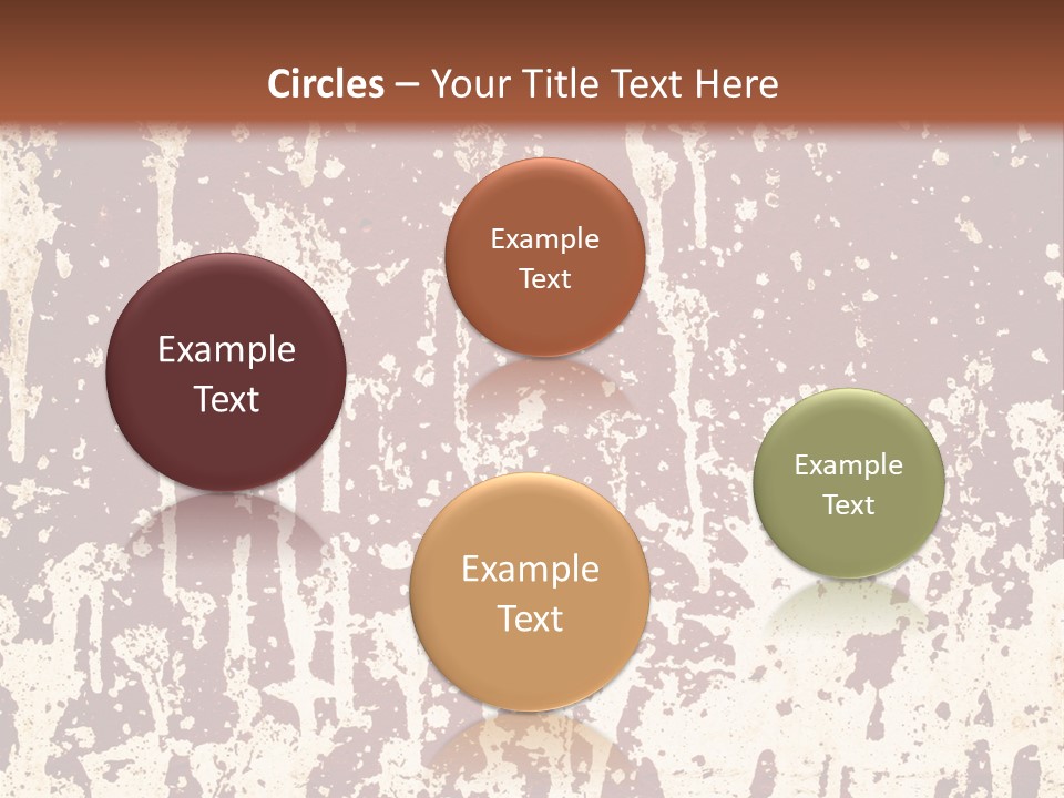 Grunge Background Blood PowerPoint Template