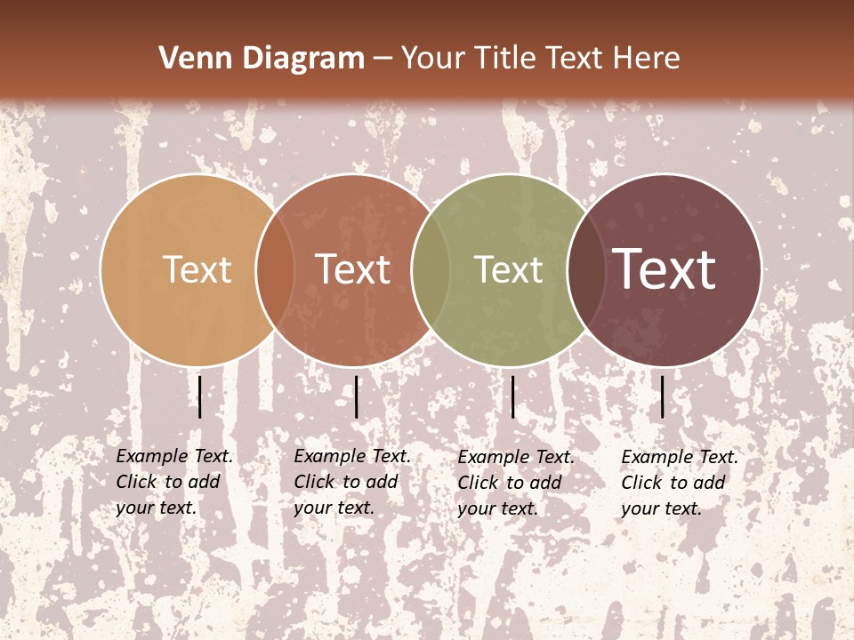 Grunge Background Blood PowerPoint Template