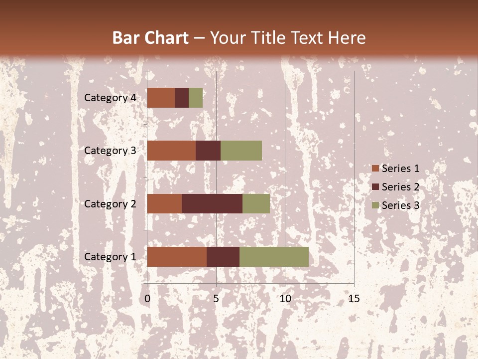 Grunge Background Blood PowerPoint Template
